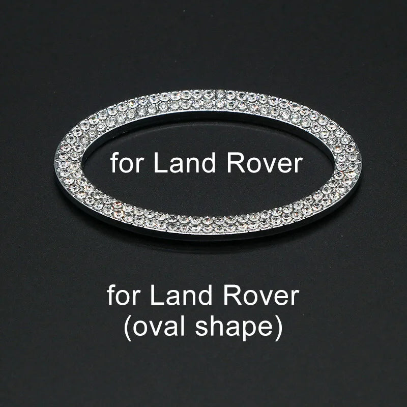 Auto Bling Lenkrad Logo Aufkleber Strass