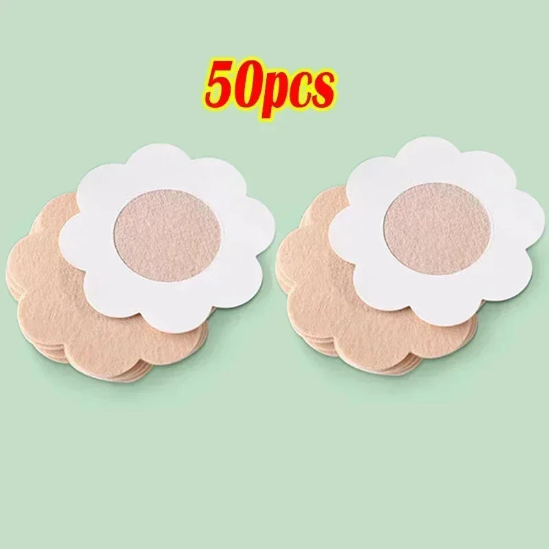 Brustwarzenaufkleber, unsichtbare Einweg-Brustaufkleber, Vlies-BH-Pads