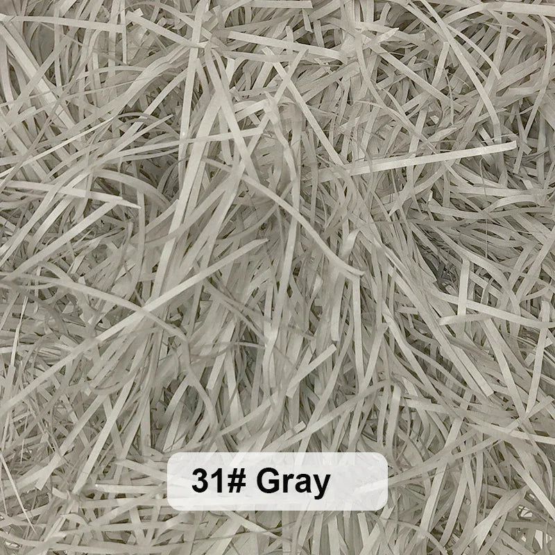 Bunte Raffia Papier-Schnipsel und -Stränge, geschreddertes Knister-Konfetti zum Verpacken