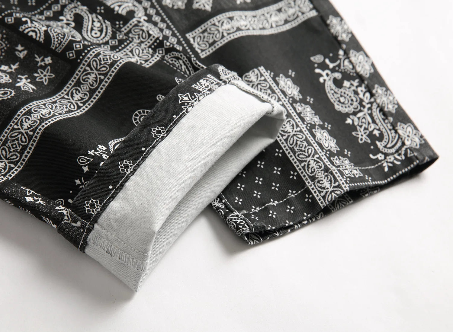 Herren Jeans Straight-Leg Baggy Denim Hose Vintage Streetwear