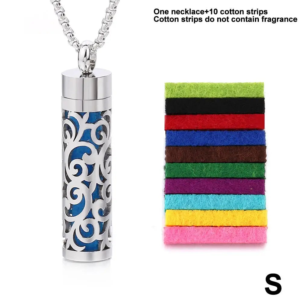 Fragrance jewelry high-quality necklace aroma therapy essential oil diffuser perfume pendant