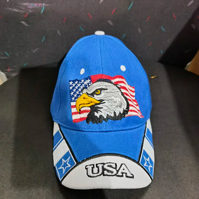 Unisex USA Flagge Baseball Kappe Patriotischen Amerikanischen Weißkopfseeadler