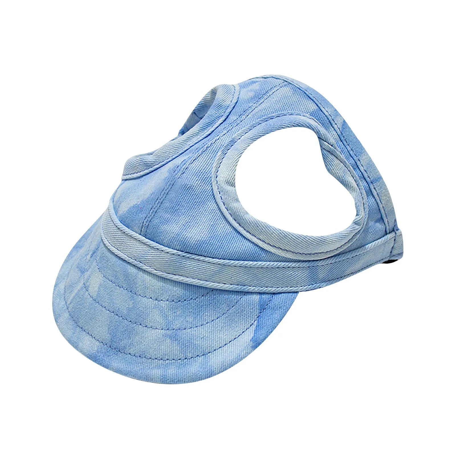 TAILUP Verstellbare Haustier Hundereise Baseballmütze, süße Sonnenkappe, Visiermütze mit Ohrlöchern