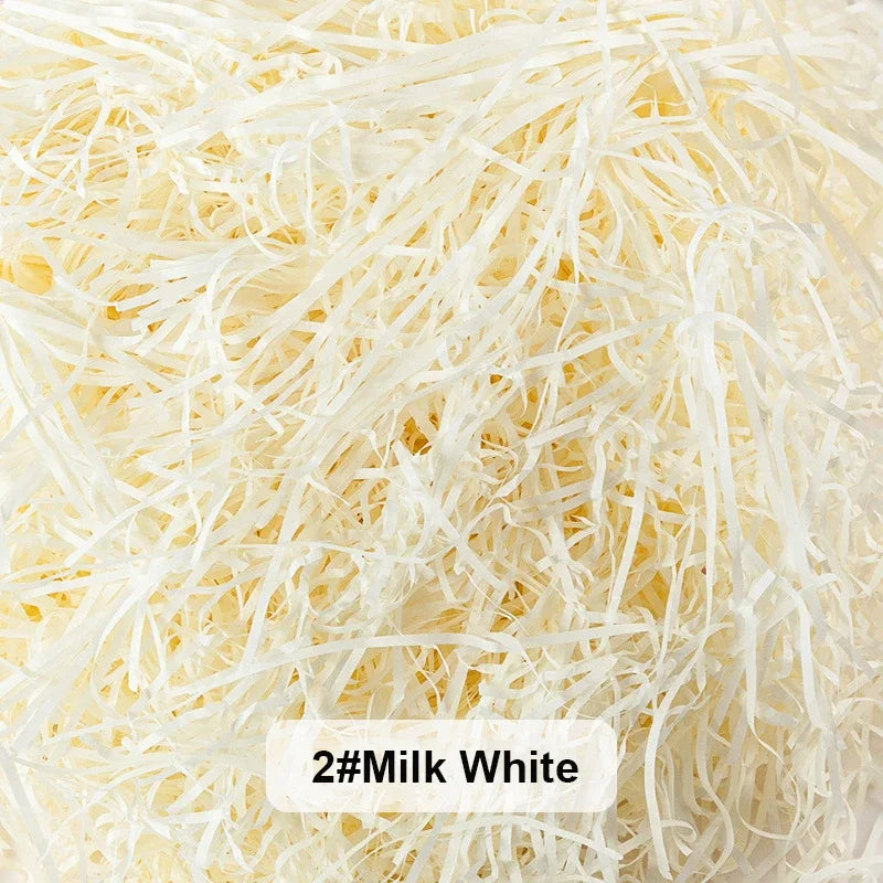 Bunte Raffia Papier-Schnipsel und -Stränge, geschreddertes Knister-Konfetti zum Verpacken