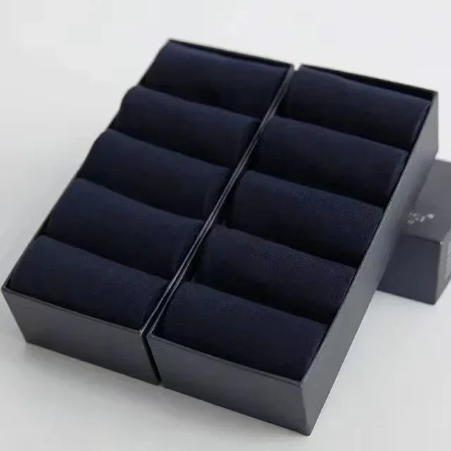 10 Paar Herren Socken aus reiner Baumwolle weiche Business Socken