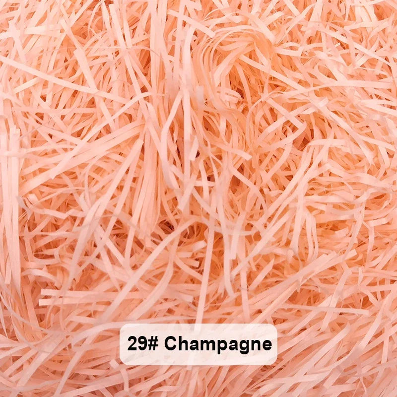 Bunte Raffia Papier-Schnipsel und -Stränge, geschreddertes Knister-Konfetti zum Verpacken