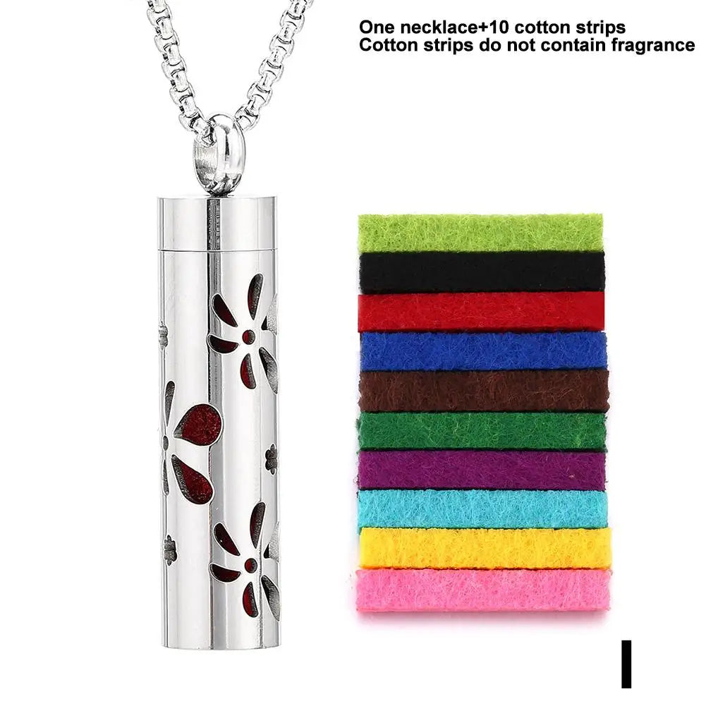 Fragrance jewelry high-quality necklace aroma therapy essential oil diffuser perfume pendant