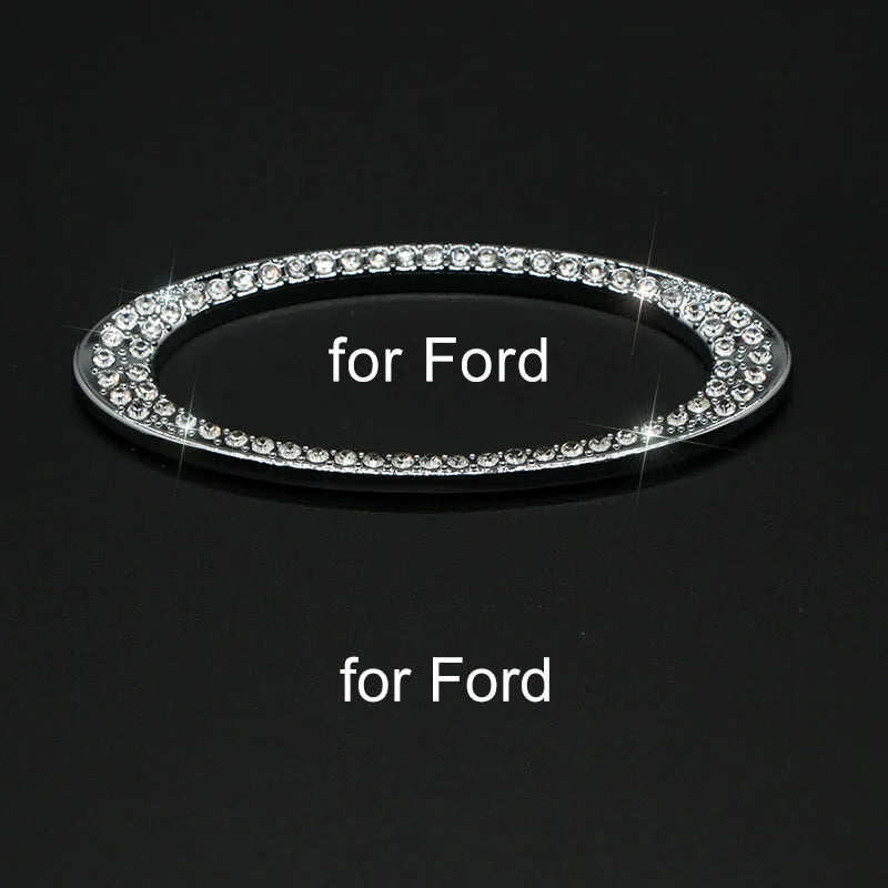 Auto Bling Lenkrad Logo Aufkleber Strass