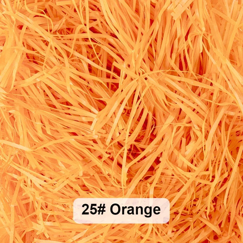 Bunte Raffia Papier-Schnipsel und -Stränge, geschreddertes Knister-Konfetti zum Verpacken