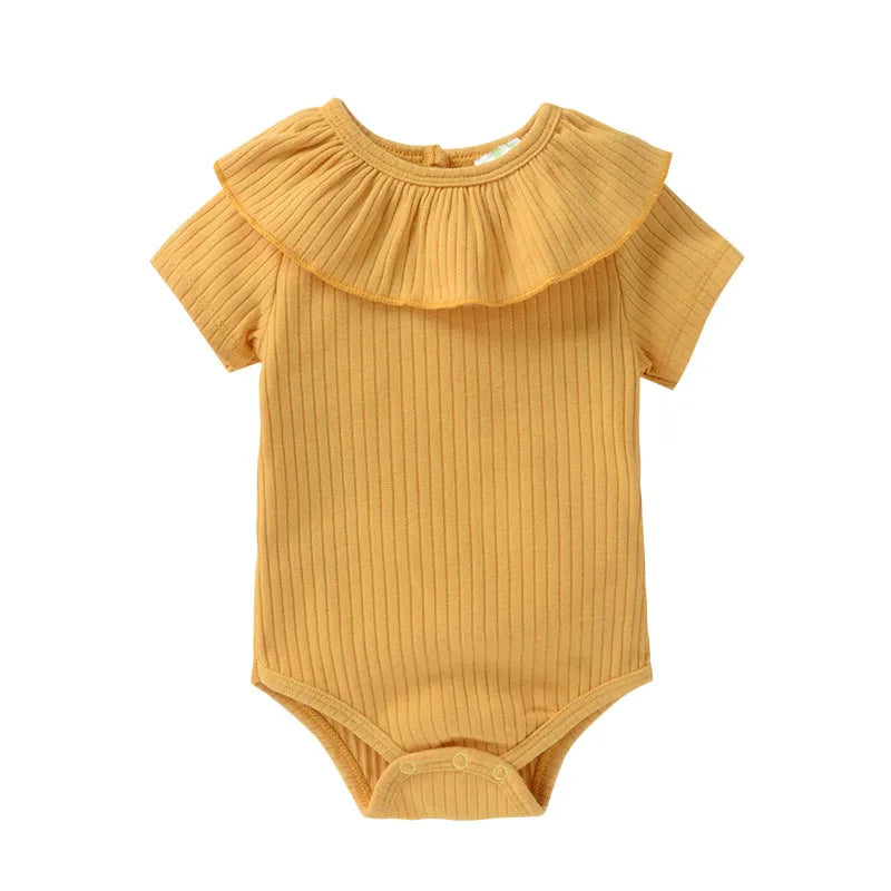 Little Maven Baby Mädchen Sommer Strampler einfarbig