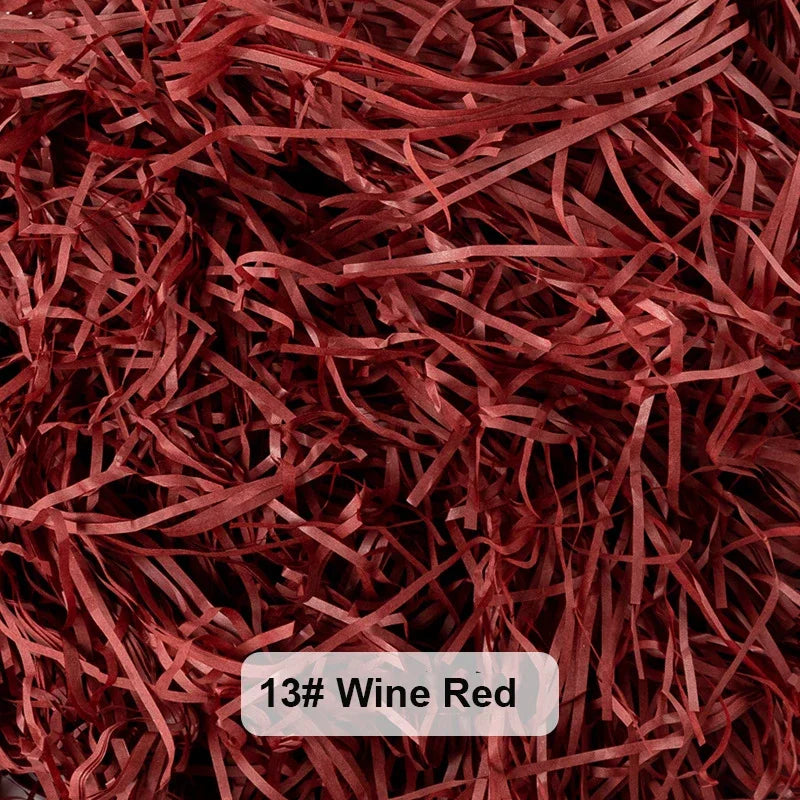 Bunte Raffia Papier-Schnipsel und -Stränge, geschreddertes Knister-Konfetti zum Verpacken