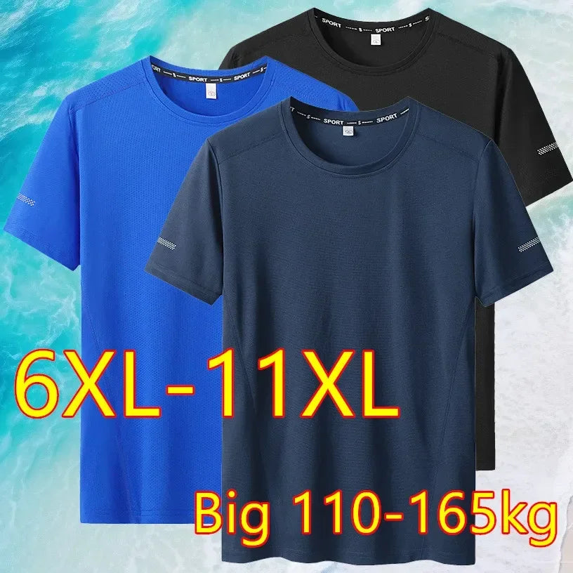 Schnell trocknendes T-Shirt für Herren, Übergröße