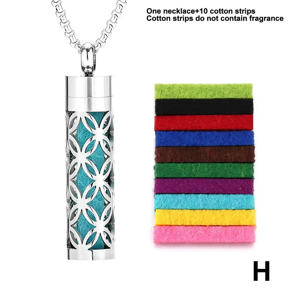 Fragrance jewelry high-quality necklace aroma therapy essential oil diffuser perfume pendant