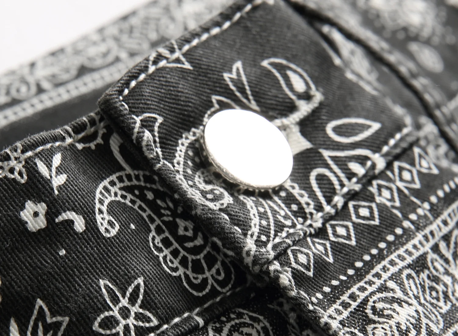 Herren Jeans Straight-Leg Baggy Denim Hose Vintage Streetwear