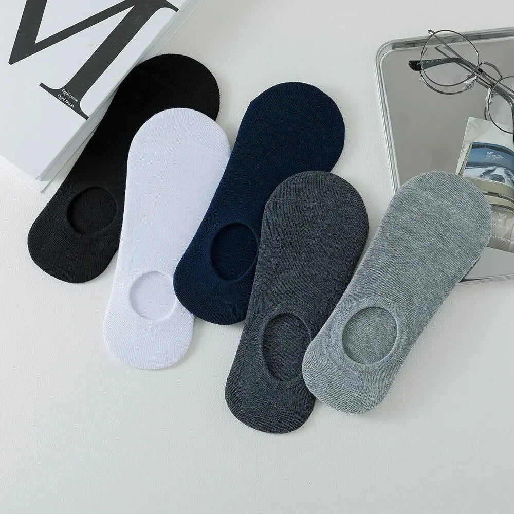 5 Paar Herren Bootsocken Sommersocken aus Baumwolle