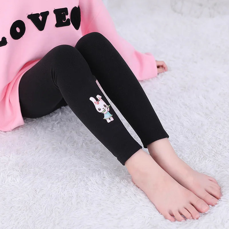 Little Maven Baby Mädchen einfarbige Leggings mit Print