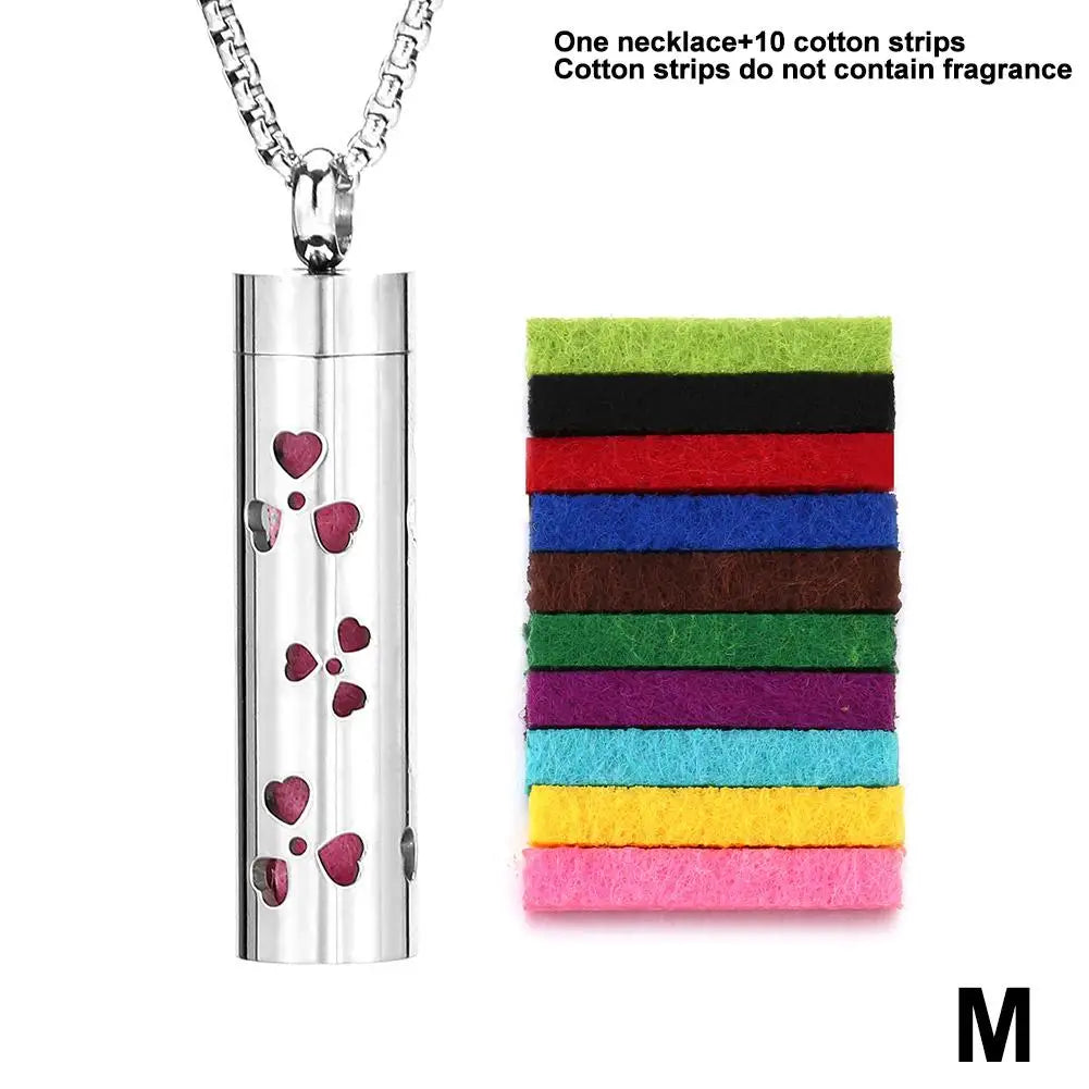 Fragrance jewelry high-quality necklace aroma therapy essential oil diffuser perfume pendant