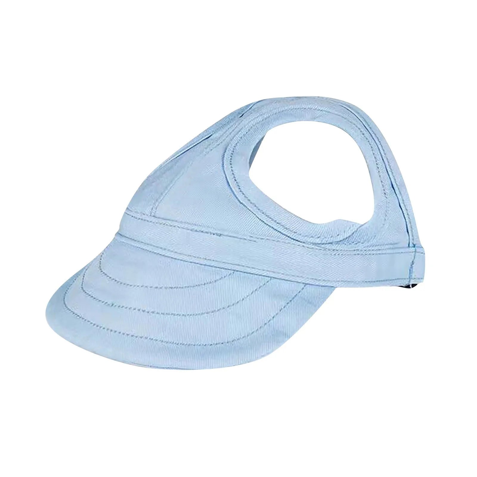 TAILUP Verstellbare Haustier Hundereise Baseballmütze, süße Sonnenkappe, Visiermütze mit Ohrlöchern