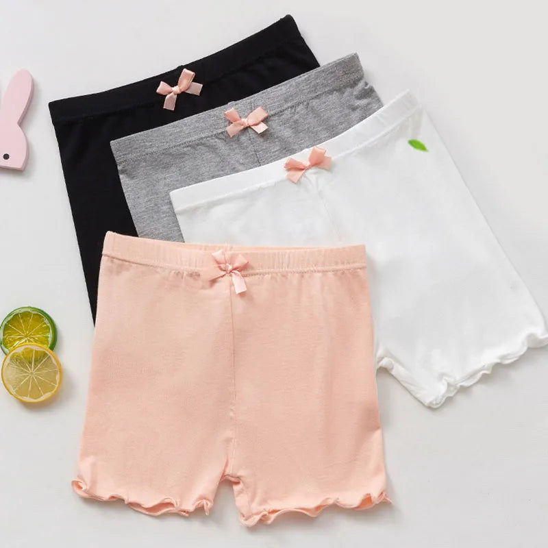 Mädchen Modal Unterwäsche Shorts mit Kringel Saum