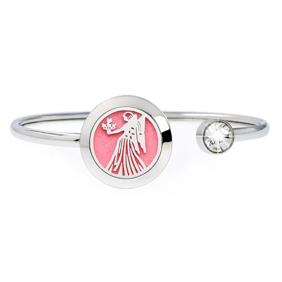 Duftarmband BOSHI JEWELRY Aromatherapie-Medaillon-Armband, Edelstahl mit Öldiffusor, Parfüm-Medaillon, inklusive 10 Pads