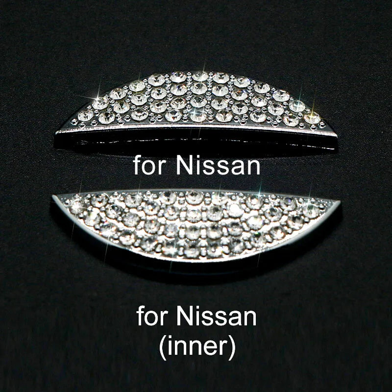 Auto Bling Lenkrad Logo Aufkleber Strass