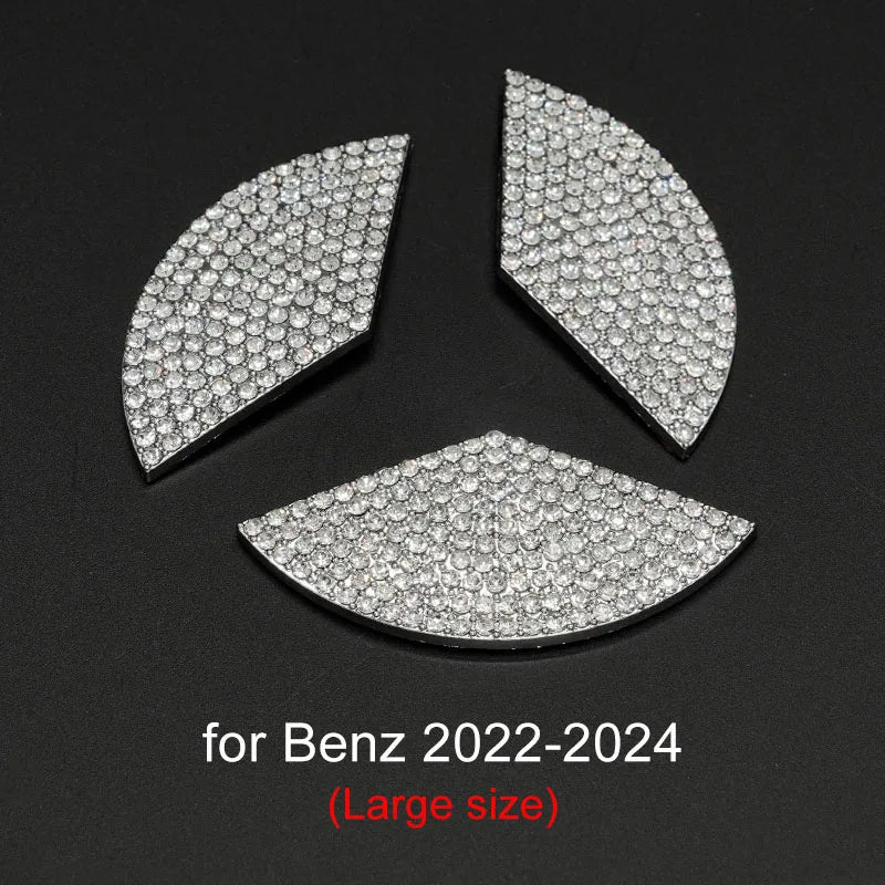 Auto Bling Lenkrad Logo Aufkleber Strass