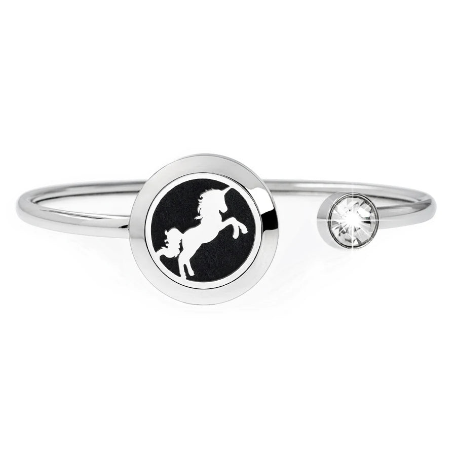 Duftarmband BOSHI JEWELRY Aromatherapie-Medaillon-Armband, Edelstahl mit Öldiffusor, Parfüm-Medaillon, inklusive 10 Pads