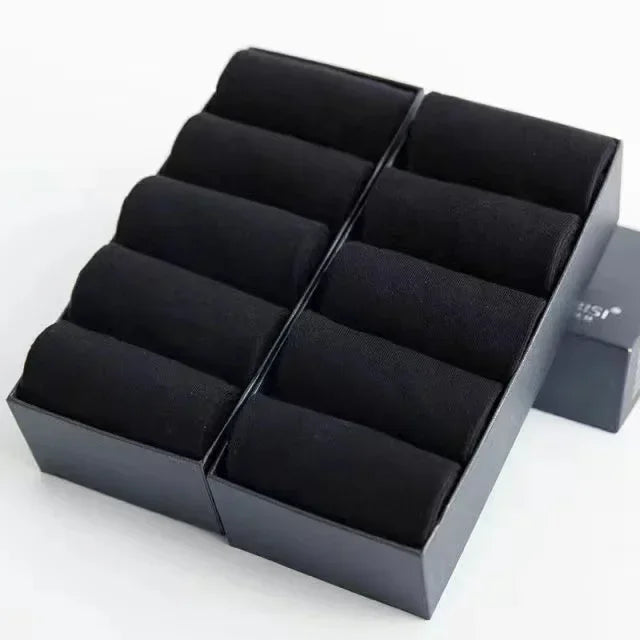 10 Paar Herren Socken aus reiner Baumwolle weiche Business Socken
