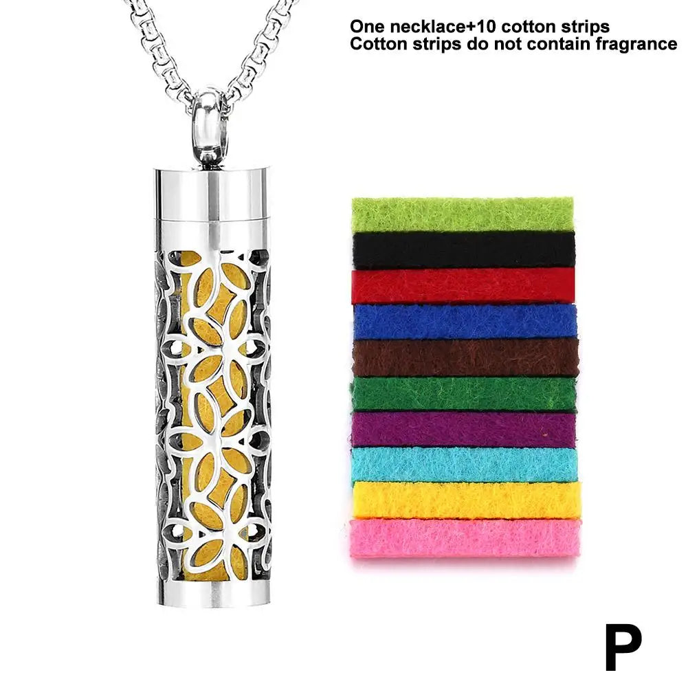 Fragrance jewelry high-quality necklace aroma therapy essential oil diffuser perfume pendant