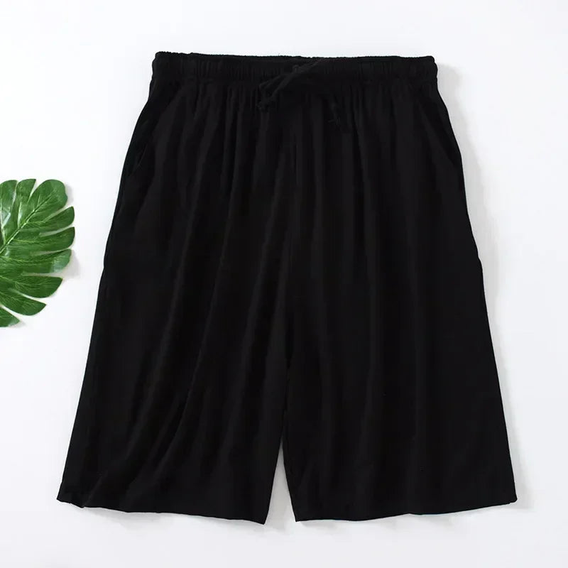 Herren Modal Baumwolle Shorts weiche Fünf-Punkt-Design Übergröße
