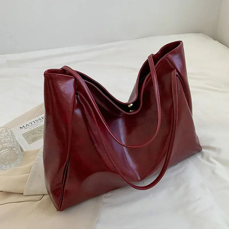Vintage Umhängetasche große Handtasche für Damen