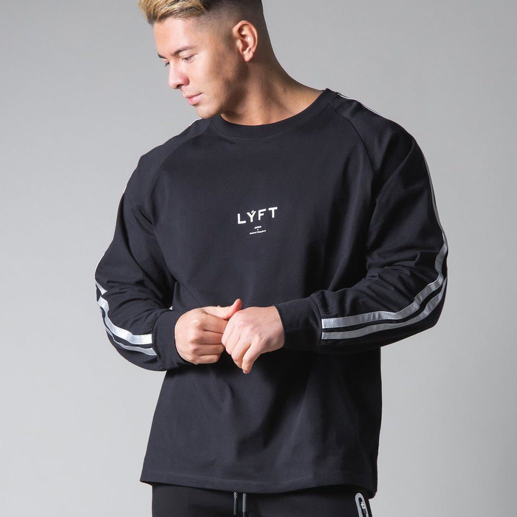 Herren Trendiger Langarm-Sport- und Fitnesspullover - Amazing Mall