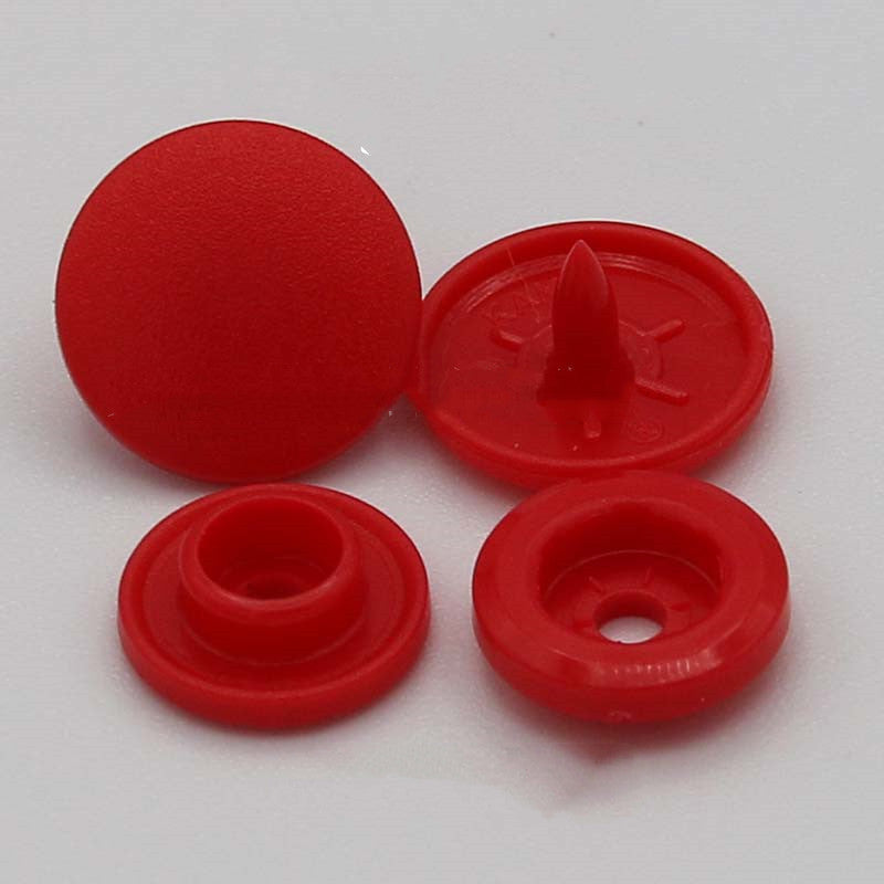 Mattierter umweltfreundlicher 12 mm Kunststoff Druckknopf Set