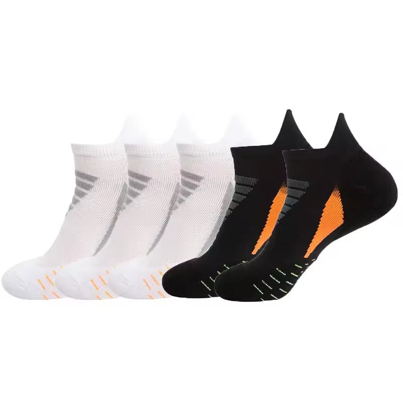 5 Paar Unisex Laufsport Socken schnell trocknende rutsch feste Boots Sport Socken