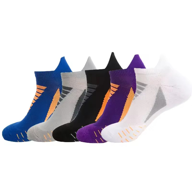 5 Paar Unisex Laufsport Socken schnell trocknende rutsch feste Boots Sport Socken