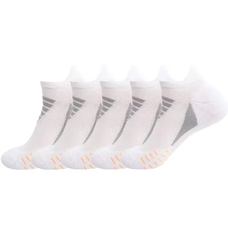 5 Paar Unisex Laufsport Socken schnell trocknende rutsch feste Boots Sport Socken