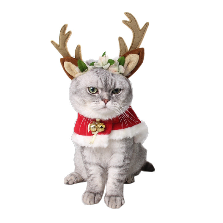 Weihnachten Umhang Mantelumhang für Katzen