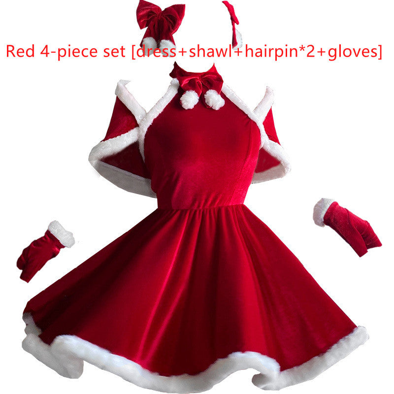 Seductive Costume Cos Maid Christmas Halloween