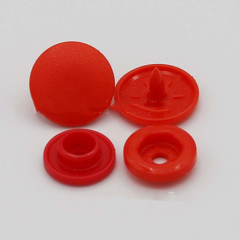 Mattierter umweltfreundlicher 12 mm Kunststoff Druckknopf Set
