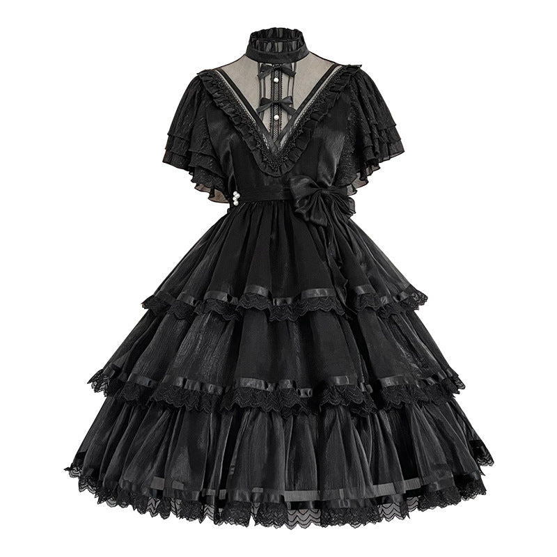 Original Design Damen Bankett Fee Süß & Niedlich Gothic Lolita Kleid für Damen