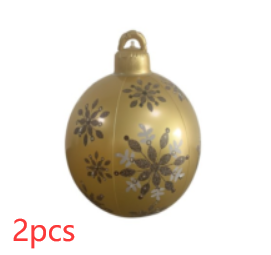 Weihnachten Riesige Ornament Ball Outdoor PVC 60CM Aufblasbare Dekor Weihnachts Kugeln aus PVC