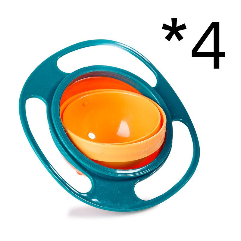 Drehfix Universal-Schüssel - 360 Grad drehbar, auslaufsicher und vielseitig einsetzbar, Spill-Proof