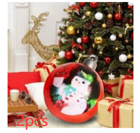Weihnachten Riesige Ornament Ball Outdoor PVC 60CM Aufblasbare Dekor Weihnachts Kugeln aus PVC