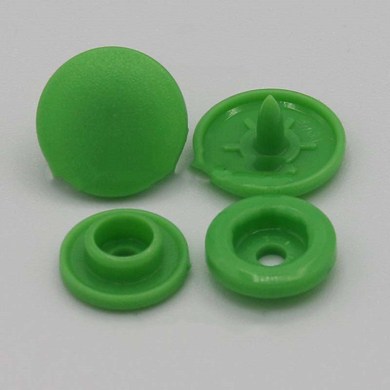 Mattierter umweltfreundlicher 12 mm Kunststoff Druckknopf Set