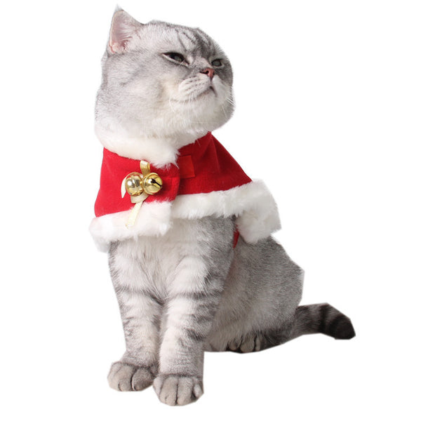 Weihnachten Umhang Mantelumhang für Katzen