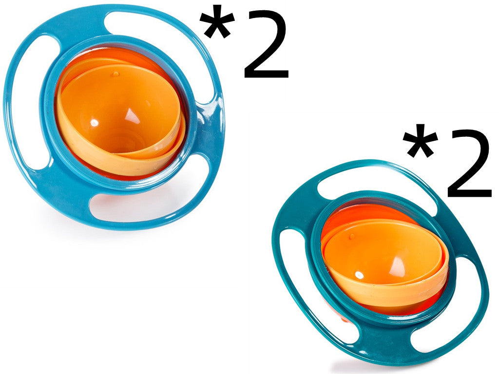 Drehfix Universal-Schüssel - 360 Grad drehbar, auslaufsicher und vielseitig einsetzbar, Spill-Proof