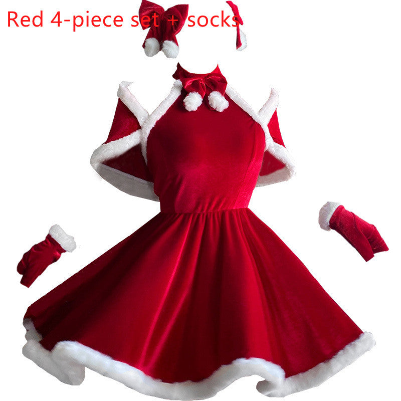 Seductive Costume Cos Maid Christmas Halloween