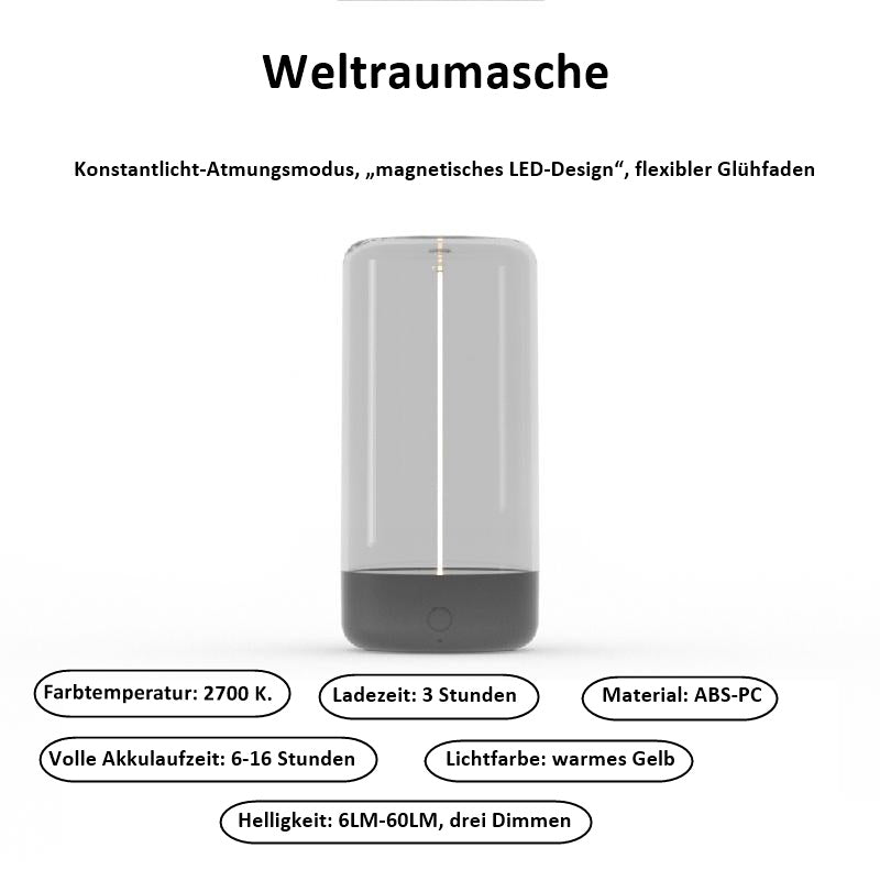 Flexible magnetische wiederaufladbare Atmosphäre USB Lampe