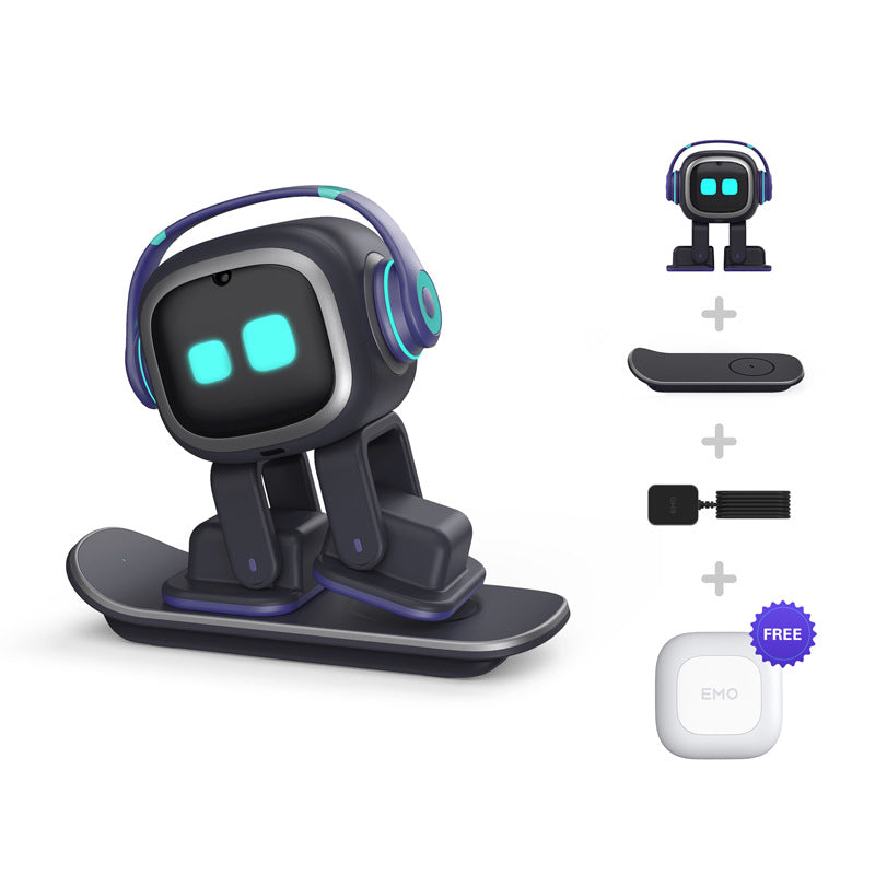 Emo Roboterspielzeug Desktop-Spracherkennung Emotion Ai-Kommunikation Intelligente interaktives elektronisches Haustier