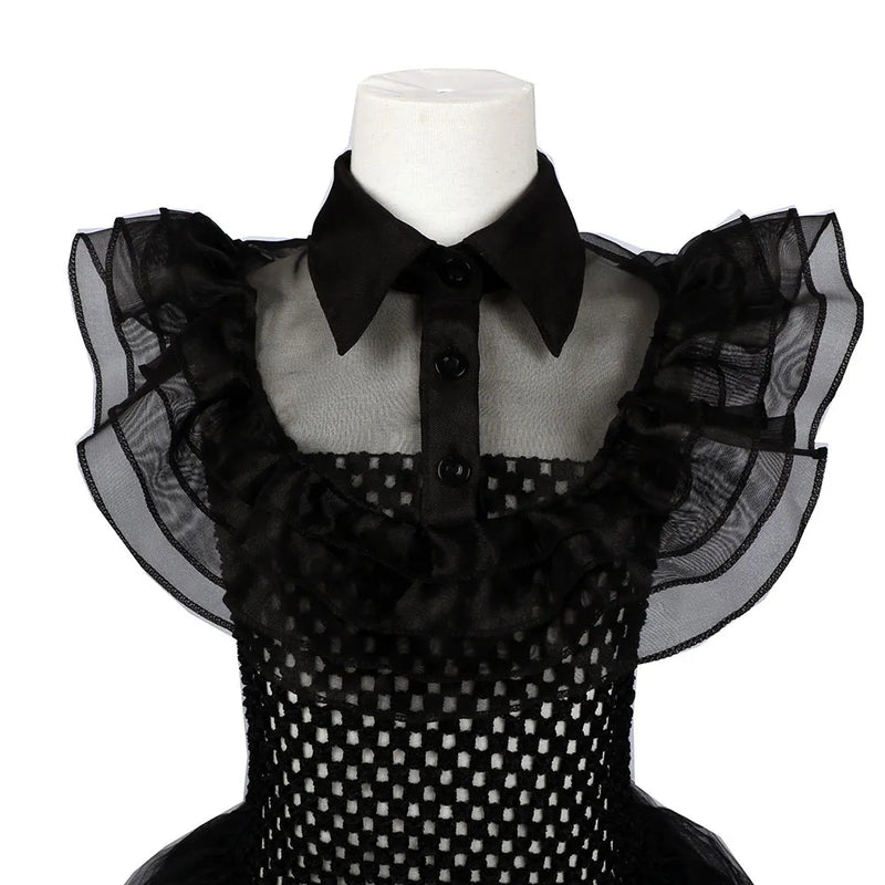 Mädchen Mesh Kleid Halloween Cosplay Kostüm